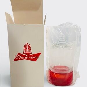 Budweiser Red Light Hockey Goal Glass - Bluetooth App Enabled